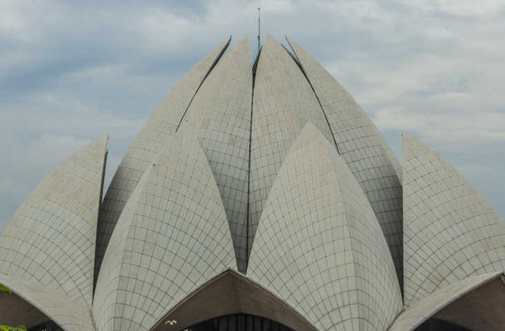 52 - India - Nueva Delhi - templo de Bahai Lotus